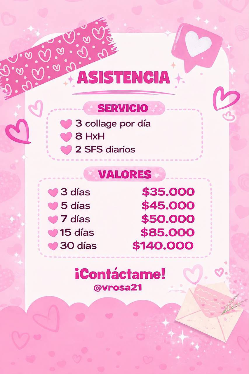 Planes y valores del servicio de asistencia para promoción